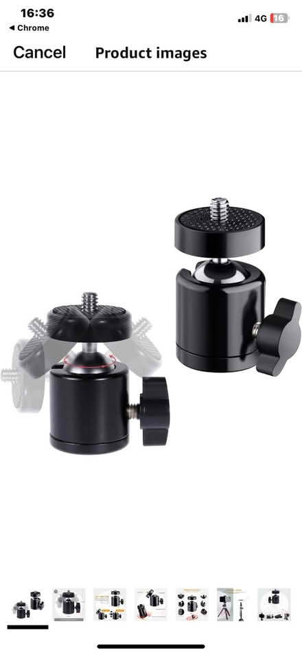 Photo of Tripod bit for camera with a ball (York YO1) #1
