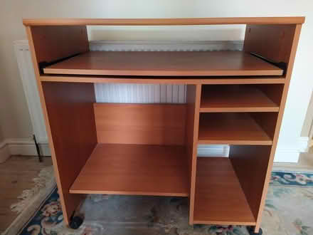 Photo of free Wood effect computer desk (Belper DE56 1LG) #3