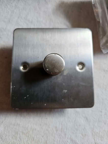 Photo of free Brushed steel dimmer switch (Heaton Chapel SK4) #1