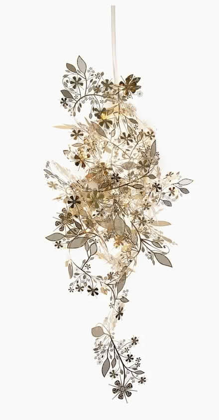 Photo of free Gold foil floral lampshade (Pleasant Hill) #2