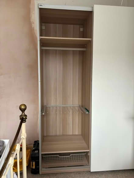 Photo of free White IKEA double wardrobe (Partridge Green) #2
