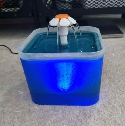 Photo of free Light up cat water fountain (E14) #2