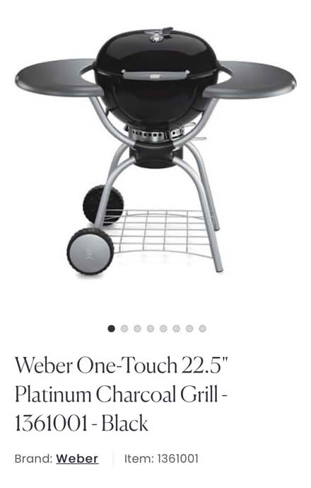 Photo of free Weber Grill 22.5” Platinum OneTouch (Upper Rockridge Oakland) #1