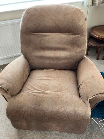 Photo of free Manual recliner armchair, excellent condition. (Lexden CO3) #1