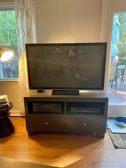 Photo of free Black TV Stand/Media Cabinet (Herndon va) #1