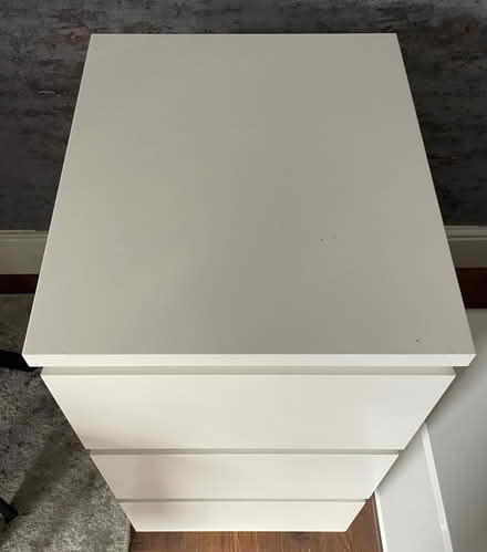 Photo of free 3 drawer white unit from IKEA (Harlow) #1