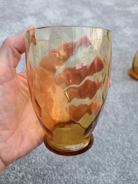 Photo of free Set of 6 orange Duralex glassware tumblers (Seaton Delaval NE25) #2