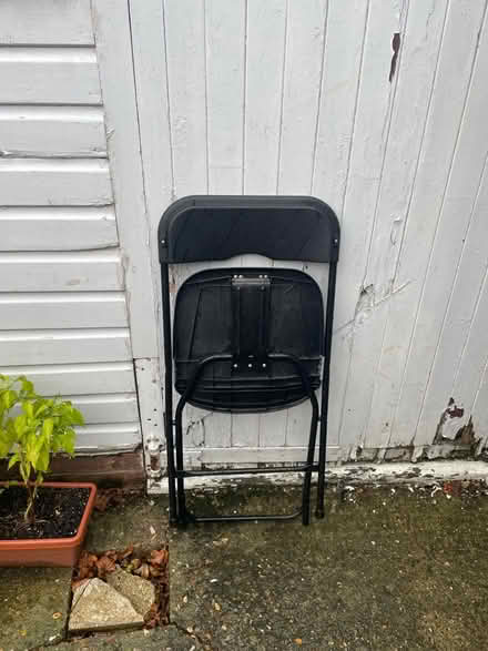 Photo of free 42 x black folding chairs (Southfields SW19) #3