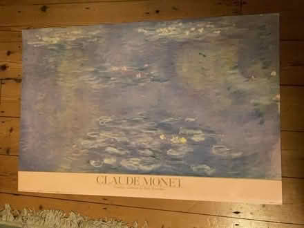 Photo of free 2 large Monet prints unframed (Chad Valley B16) #1