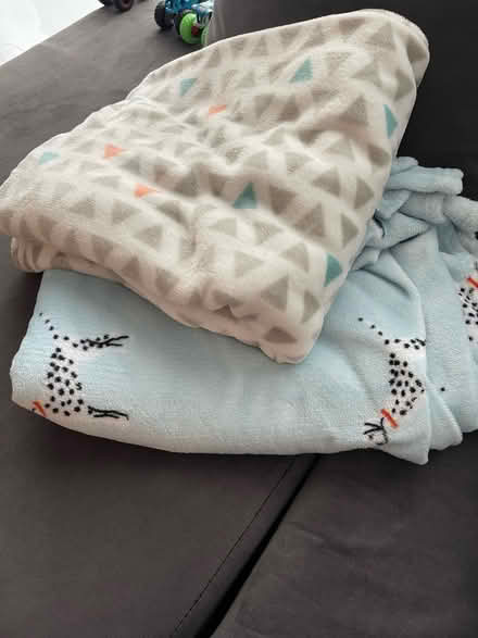 Photo of free 2 Bed throws, blankets (enfield) #1