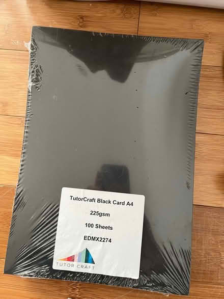 Photo of free A4 black card (Waterlooville PO7) #1