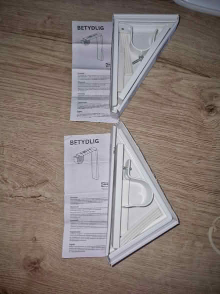 Photo of free Curtain pole brackets - BETYDLIG (Welwyn Garden AL7) #1