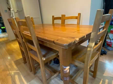 Photo of free Pine dining table & chairs Backwell (Backwell (BS48)) #2