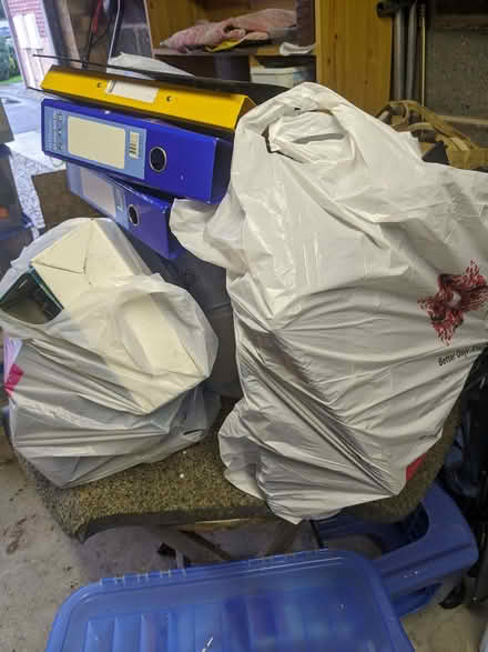 Photo of free Three bags of files (New Earswick YO32) #1