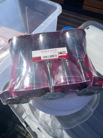 Photo of free Plastic cups paper plates reusable plastic wines pl glasses (Rishton BB1) #2