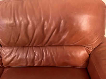 Photo of free Leather sofa (Gloucester) #2
