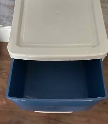 Photo of free 4 drawer plastic storage unit (Harlow) #2