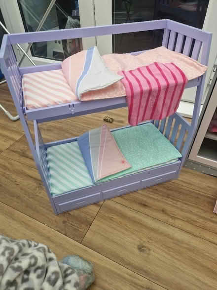 Photo of free American doll Closet,Bunk bed Clothes and Shoes (West Thornton CR7) #1
