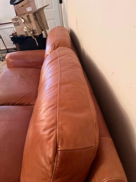 Photo of free Leather sofa (Gloucester) #3