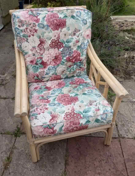 Photo of free Lovely chair and footstool (Chippenham SN15) #3