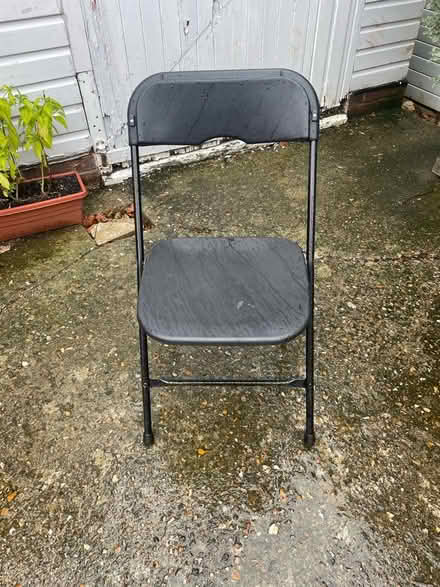 Photo of free 42 x black folding chairs (Southfields SW19) #2