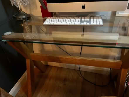 Photo of free Glass side table (120 x 45cm) (Wandsworth Common SW17) #3