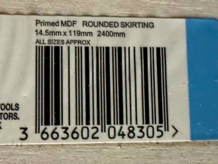 Photo of free MDF rounded skirting (it is bowed from being in a garage) (Newport Pagnell MK16) #2