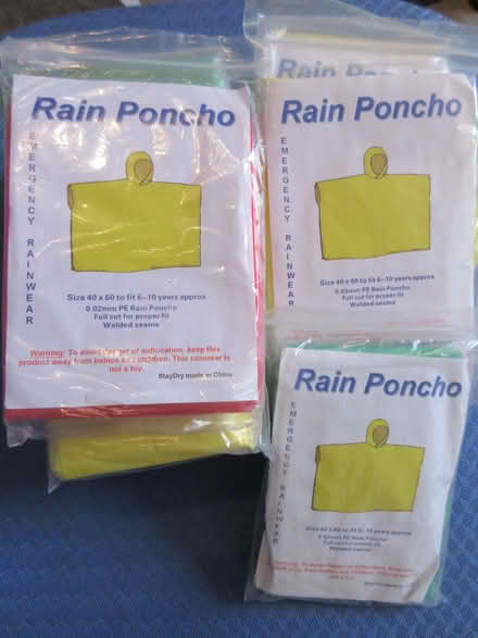 Photo of free Rain Poncho 6 - 10 years (Grange Park WA10) #1