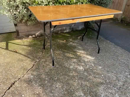 Photo of free Wooden folding table (Southfields SW19) #2