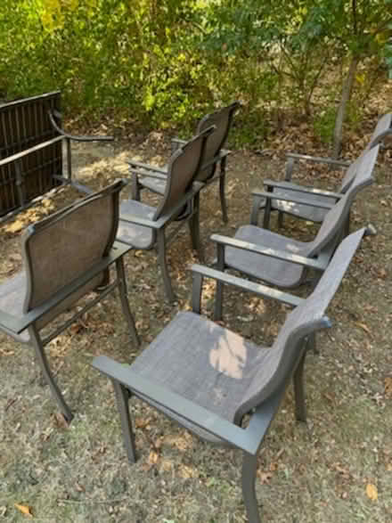 Photo of free Patio Table and Six Chairs (Chadds Ford/Garnet Valley) #2