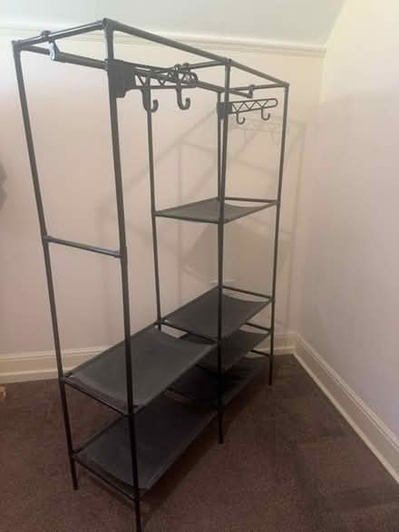 Photo of free Lightweight wardrobe clothes rail (Hadnall SY4) #1