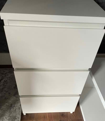 Photo of free 3 drawer white unit from IKEA (Harlow) #2