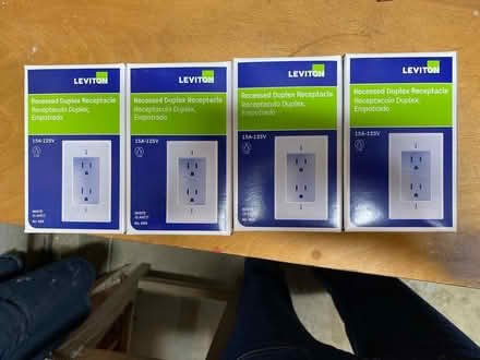Photo of free Recessed duplex receptacles (4) (Pleasant Hill) #1
