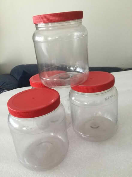 Photo of free plastic jars for storage or crafts (Seven Oaks) #1
