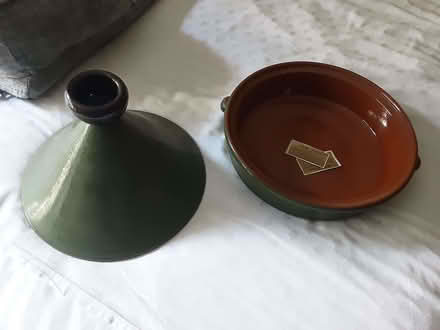 Photo of free Green pottery tagine cooking pot (Warton LA5) #1