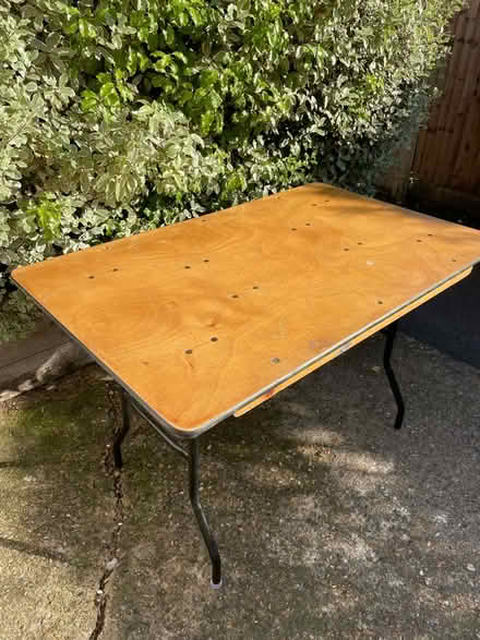 Photo of free Wooden folding table (Southfields SW19) #1