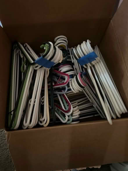 Photo of free Plastic clothes hangers (Columbia, MD) #1