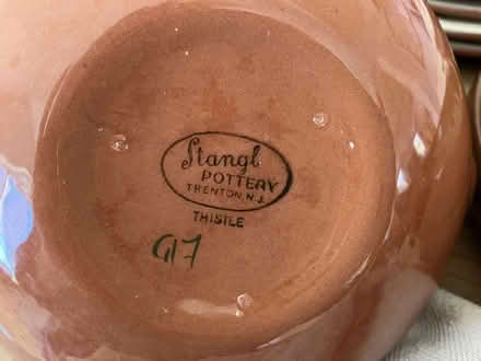 Photo of free dishes: Stangl Thistle pattern (Roxbury, ny) #3