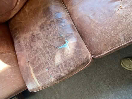 Photo of free Leather 2 seater sofa (Helton CA10) #3