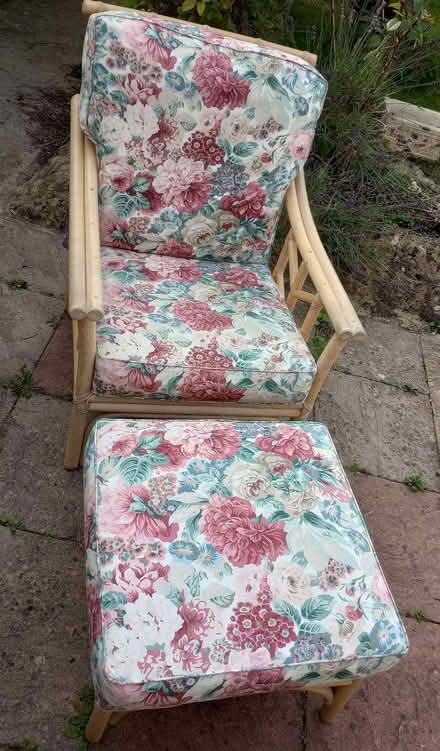 Photo of free Lovely chair and footstool (Chippenham SN15) #1