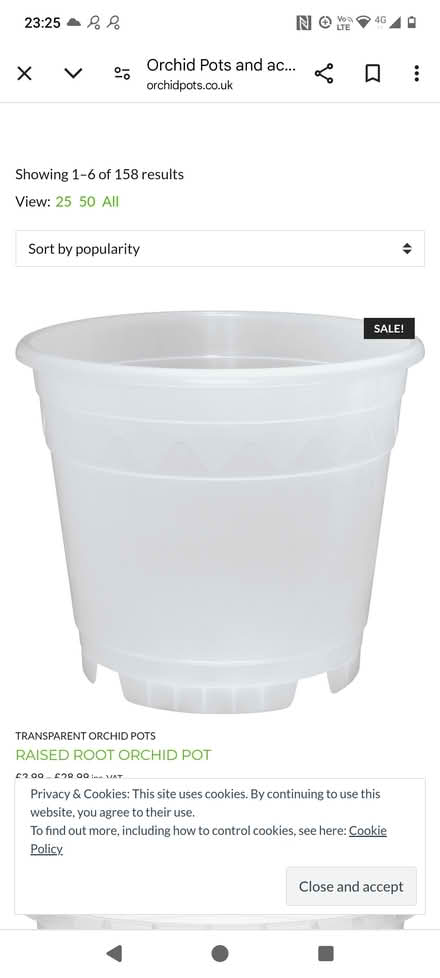 Photo of free Orchids plant pots (EN1) #1