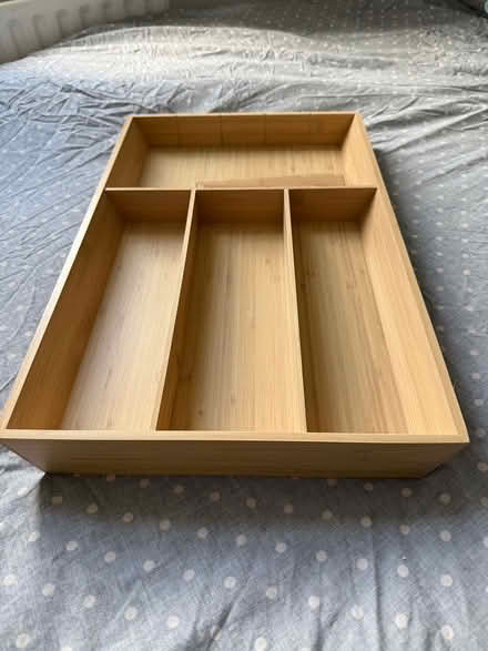 Photo of free Wooden cutlery divider (Bermondsey street SE1) #1