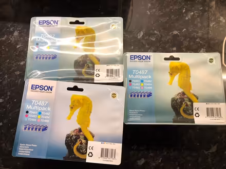 Photo of free 3 sealed boxes of Epsom T047 printer Ink (Highway SL6) #1