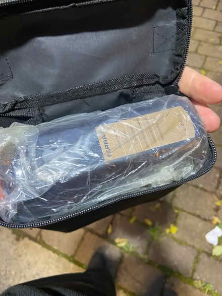 Photo of free Compressor and puncture repair foam (Stonebyres Lanark) #1