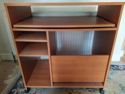 Photo of free Wood effect computer desk (Belper DE56 1LG) #1