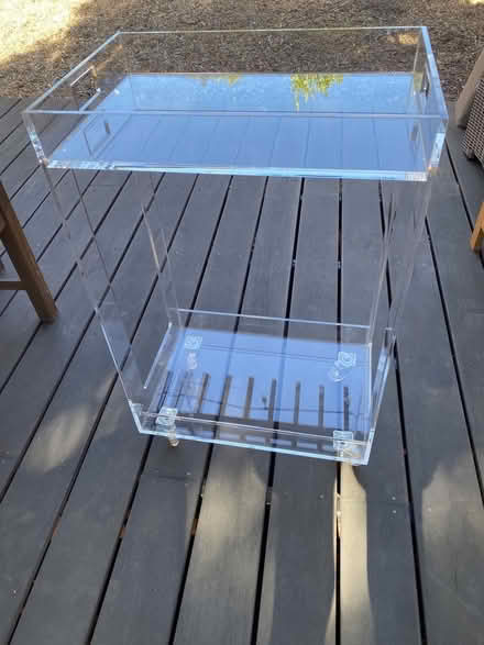 Photo of free Plexiglass cart (Pleasant Hill) #1