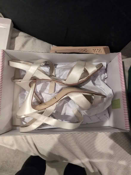 Photo of free Wedding shoes size 7 (LS26 Great Preston) #1