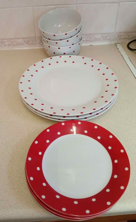 Photo of free Red spotty tea set (Sale M33) #1