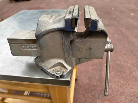 Photo of free Table with vice (Great Braxted CM8) #4