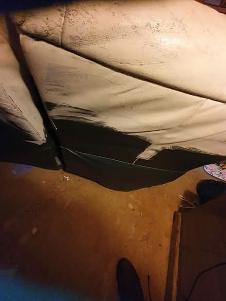 Photo of free 3-seater leather sofa recliner (Portway, Frome, BA11) #2